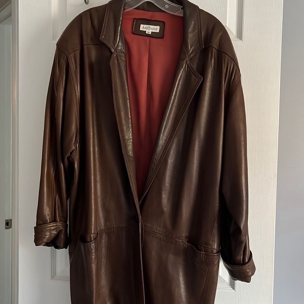 Ann Taylor leather jacket